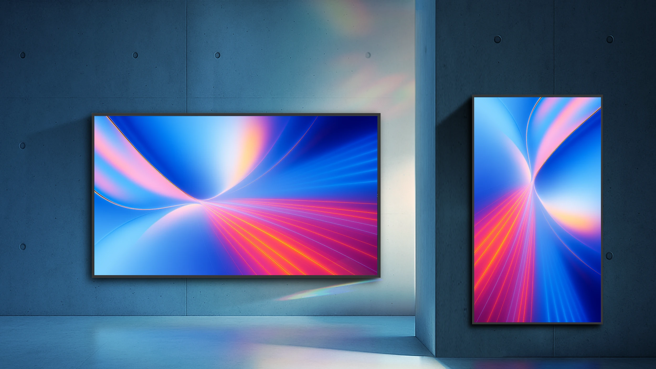Velik videowall, primeren za nadzorni center